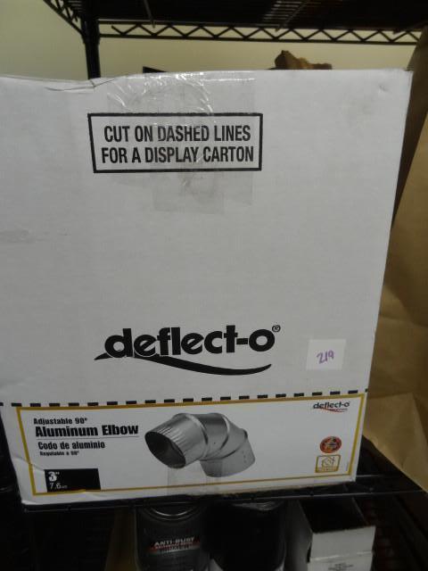 Qty. 12 New Deflect-O 3&quot Alumi...