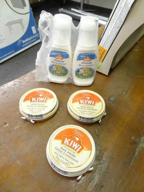 New Shoe Care Lot 2 Bottles Kiwi S...