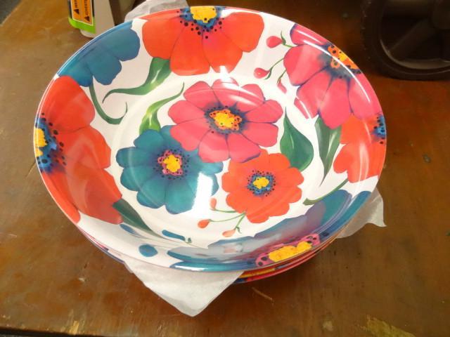 New Set of 12 Summer Floral Serving...