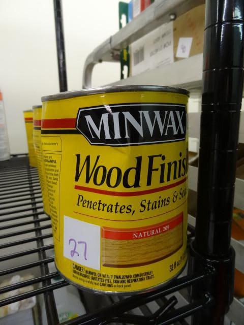 Qty. 2 New Minwax Wood Stain Natura...