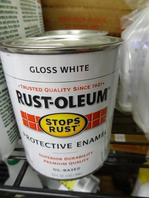 New 1 Qt. RostOleum Glass White Oil...