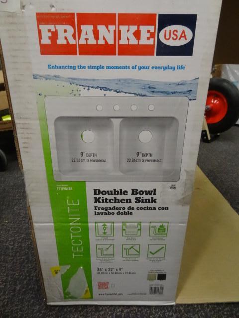 New in Box Franke Double Bowl Kitch...
