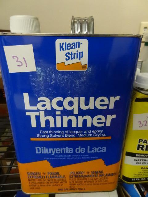 New 1 Gal. Klean-Strip Lacquer Thin...