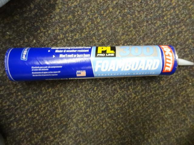 Qty. 4 New LocTite PL300 Foam Board...