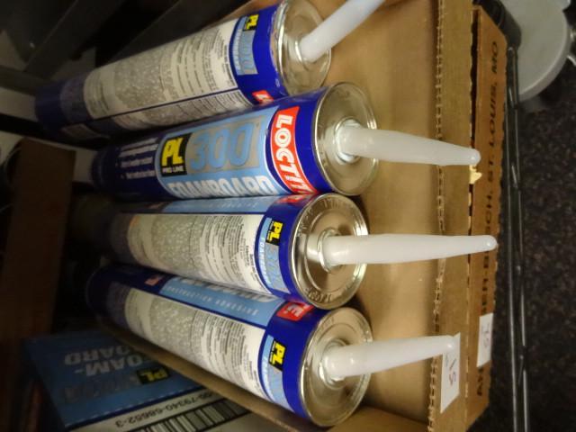 Qty. 4 New LocTite PL300 Foam Board...