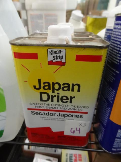 Qty. 3 New Japan Drier 16oz each Sp...