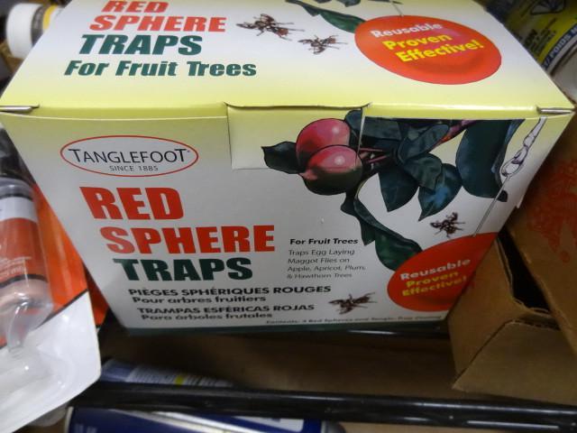 New Red Sphere Traps for Fruit Tree...