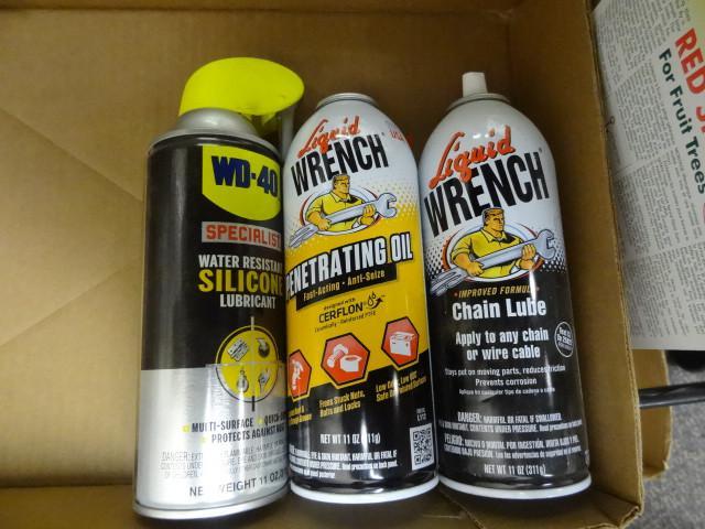 Qty. 3 New Can WD40 Silicone, Liqui...