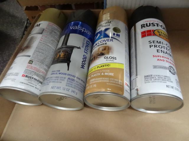 Qty. 4 New Spray Cans Various RustO...