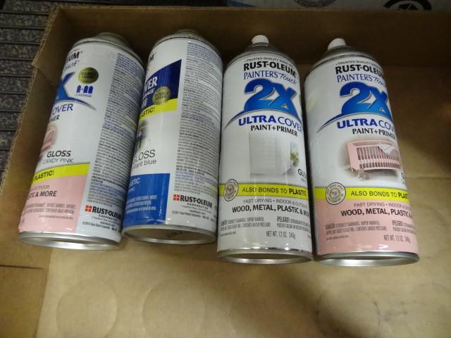Qty. 4 New Spray Cans Various RustO...