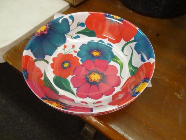 Qty. 12 New Summer Floral Serving B...