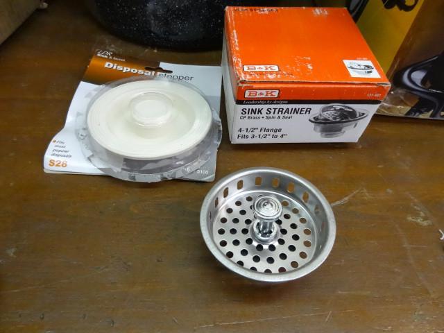 Lot 3 New Sink Strainers &amp Stop...