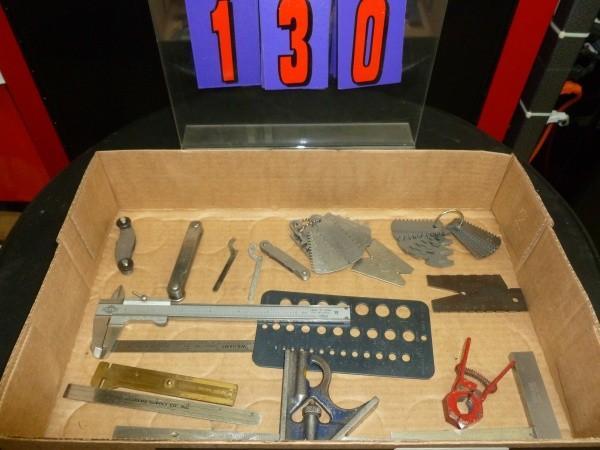 lot 130 image: Flat of machinist thread gauges, sq...