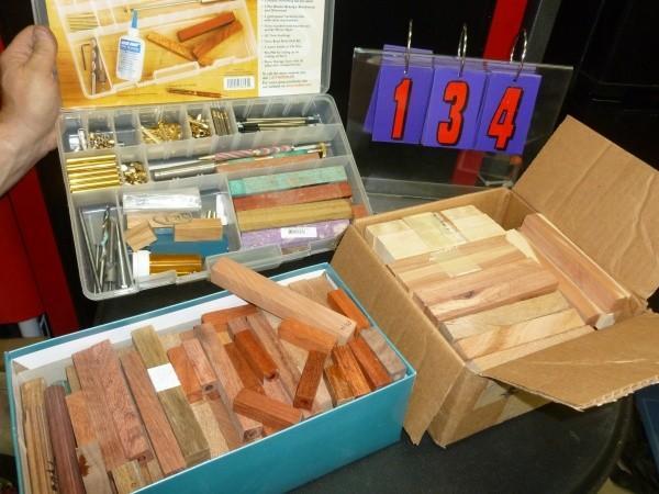 lot 134 image: Rockler pen turning kit with 2 boxe...