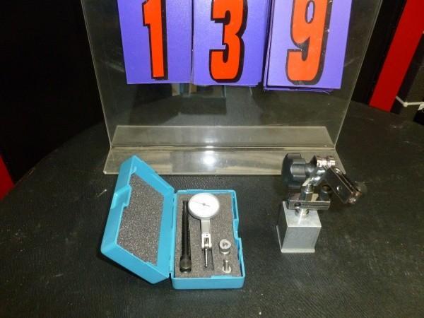 lot 139 image: 1 small dial indicator and adjustab...