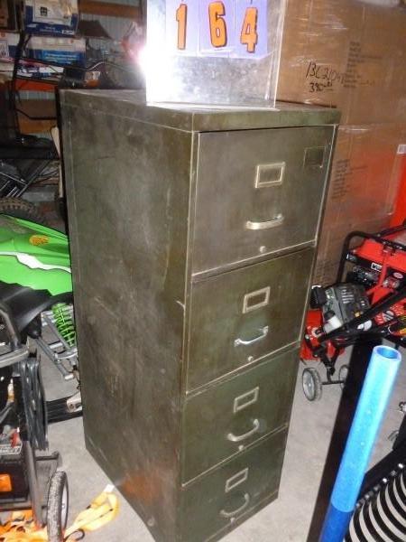 lot 164 image: 4 drawer file cabinet. Great for sh...