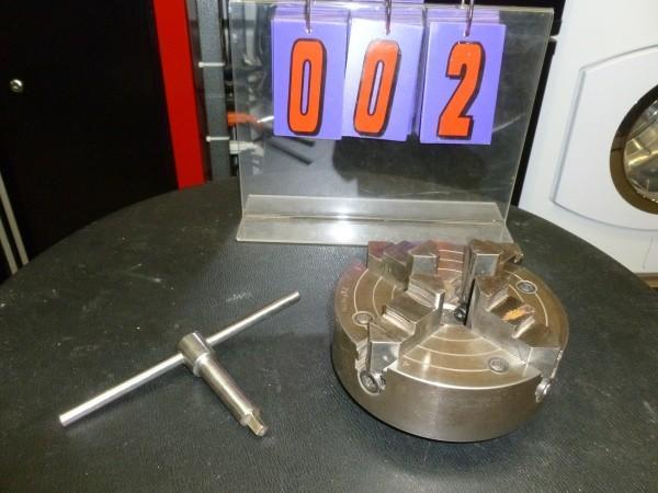 lot 2 image: Cushman 4 jaw chuck number 612. App...