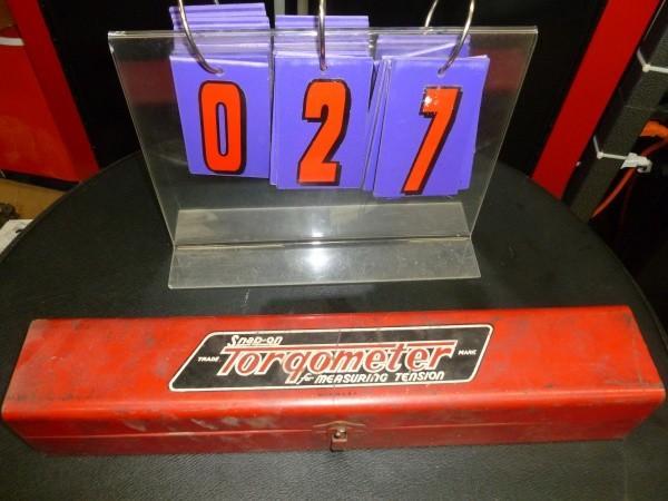 lot 27 image: Snap on torque wrench. As shown. Ca...
