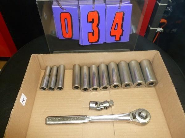 lot 34 image: Craftsman 12" drive deep well...