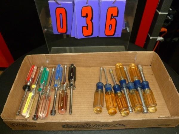 lot 36 image: 1 set of Craftsman nut drivers. 7 p...