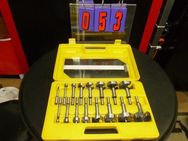 lot 53 image: Tool Shop 16 piece forstner bit set...