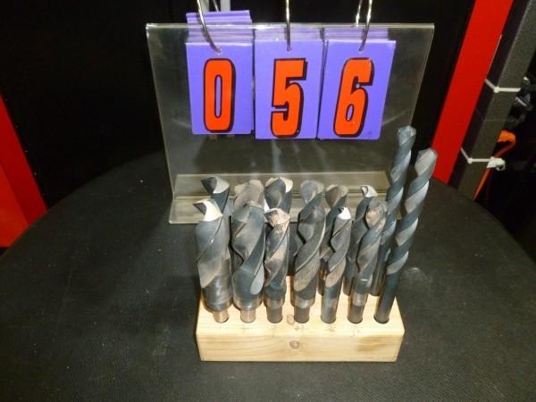 lot 56 image: Set of large deming drill bits up t...