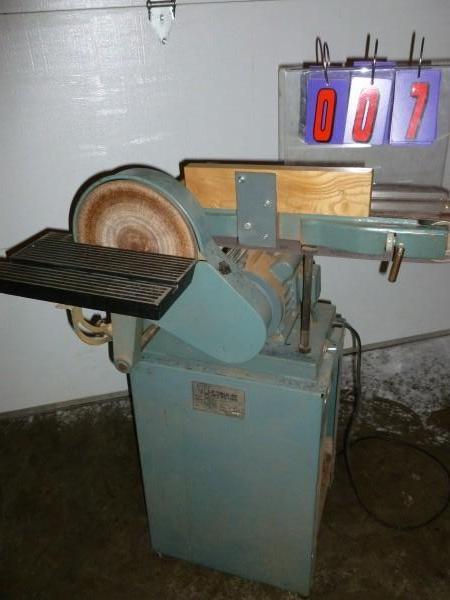 lot 7 image: Central pneumatic 6" belt sand...