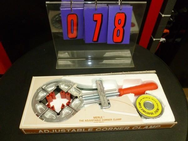 lot 78 image: Adjustable wood clamp. Merle brand....