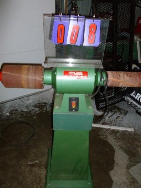 lot 8 image: Inflator sander model mmt3112. 1 hp...