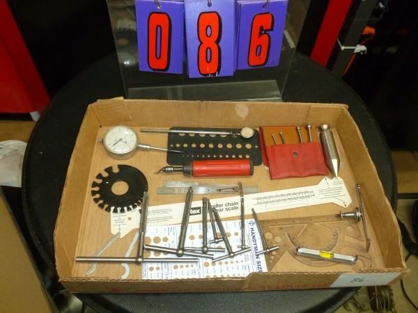 lot 86 image: Flat of Starret inside mics. Techlo...