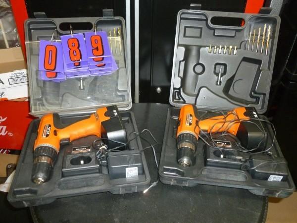 lot 89 image: Pro x one 20.4 volt cordless drill....