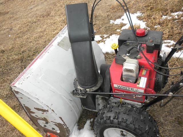 lot 32 image: White Snowblower  10 HP 30" Cu...