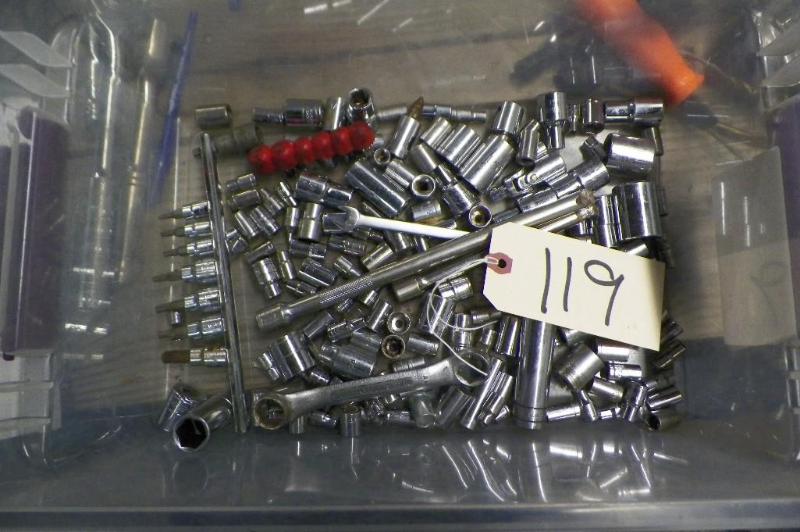 Lot of sockets, wrenches and more....