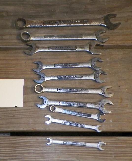 10 Craftsman Wrenches...