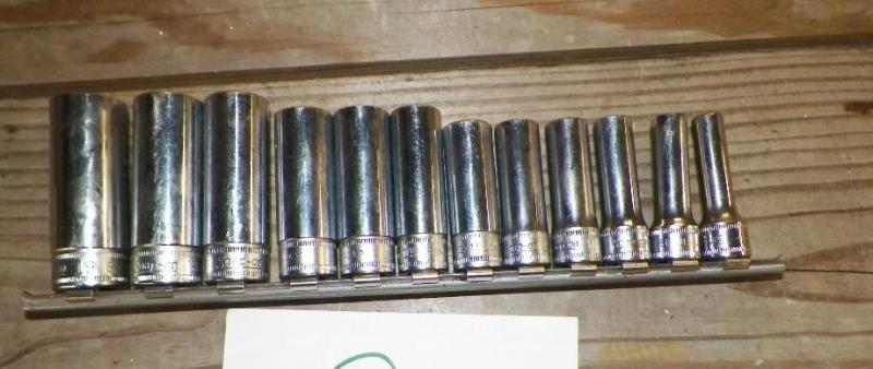 Snap On Deep Socket Set 8mm to 19mm...