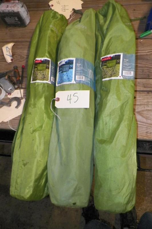 3 Folding Chairs in bags...