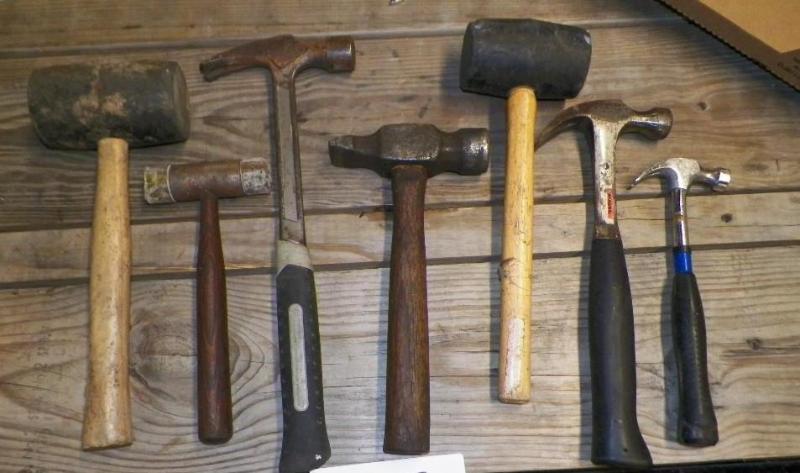 7 hammers...