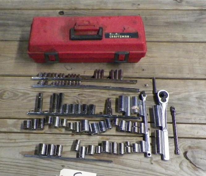 Craftsman Socket Lot - 73 Sockets 4...