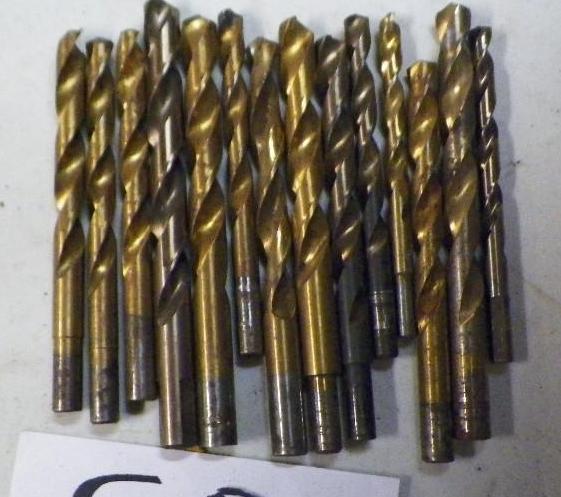 Lot of Gold Drill Bits...