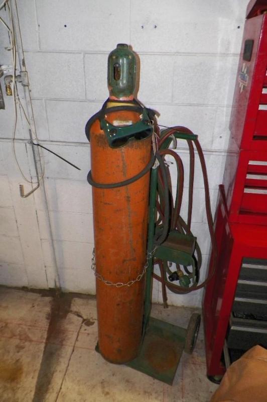 Welding Items- Acetylene Tank, Weld...
