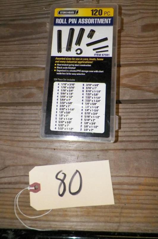Storehouse 120 pc. roll pin assortm...