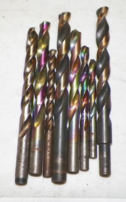 8 drill bits...