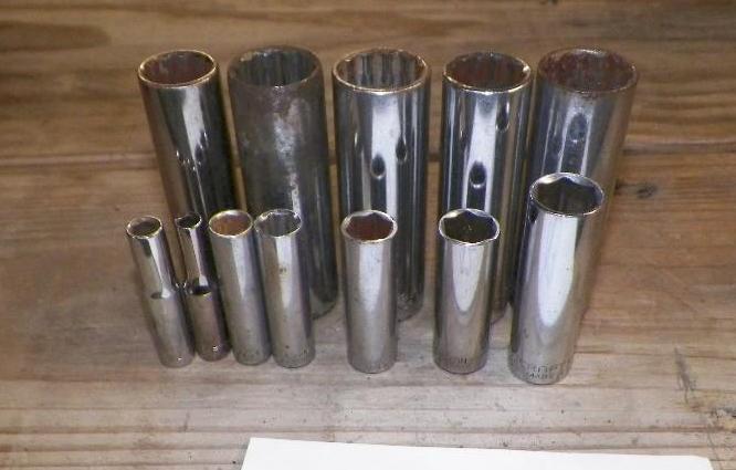 12 Craftsman Deep Sockets Standard ...