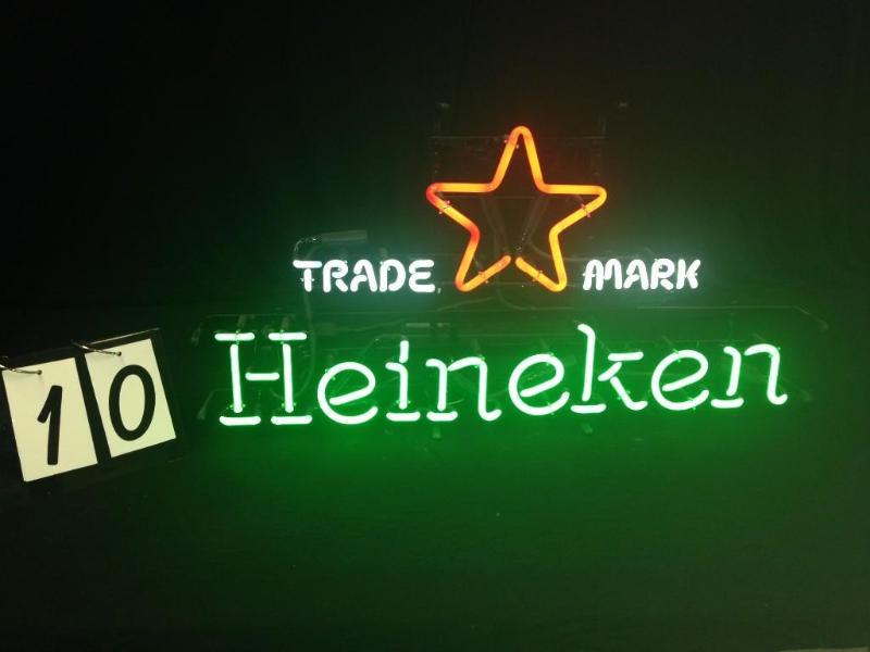 Heineken Trademark logo with star. ...
