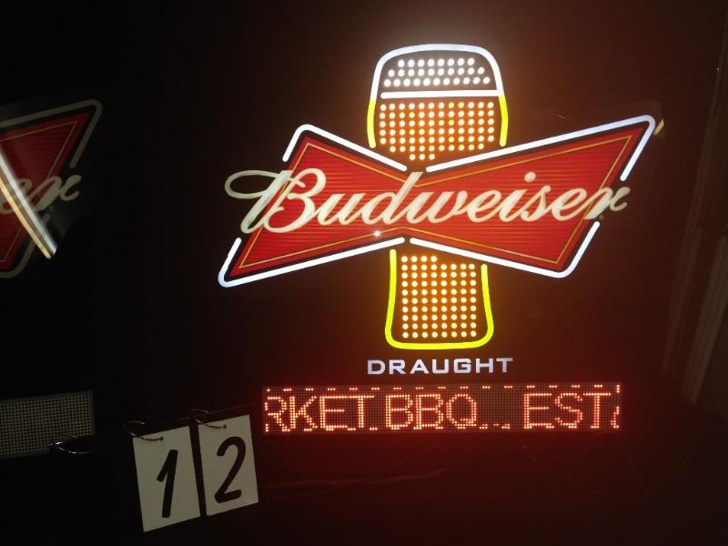 Budweiser LED animated beer glass w...