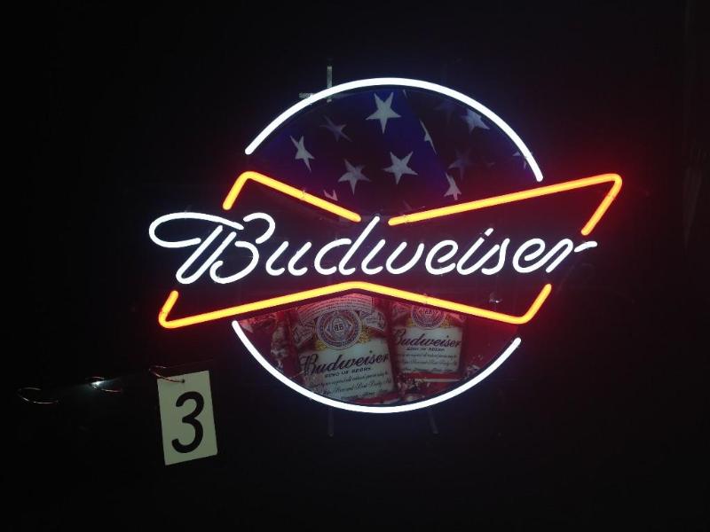 Budweiser American flag. Brand new....