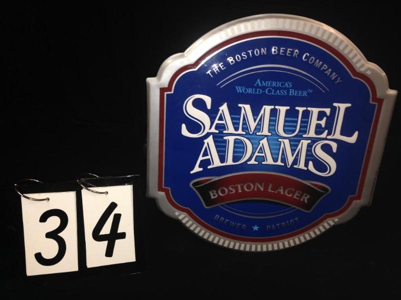 Samuel Adams Boston Lager Label emb...