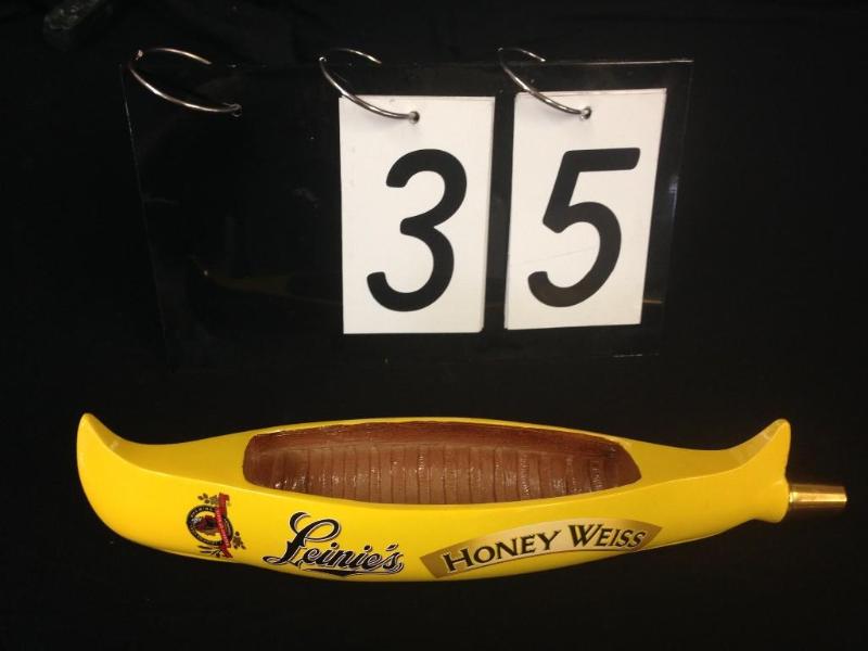 Leinies Honey Weiss canoe tap hand...