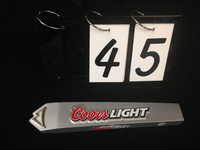 Coors Light tapper handle. Nice con...