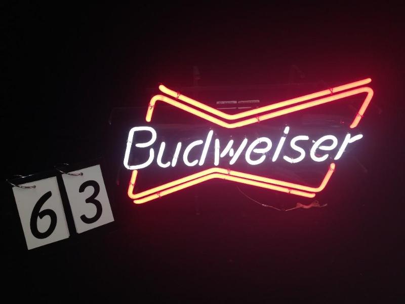Budweiser double bowtie neon. Nice ...
